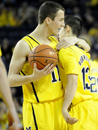Andrew Dakich (11) and Jon Rubenstein