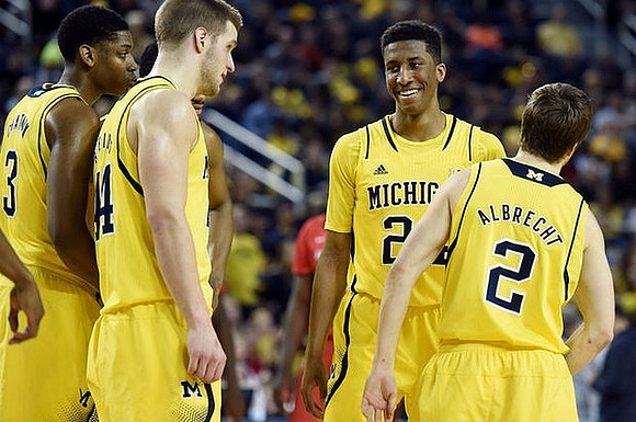 Kameron Chatman (3), Max Bielfeldt (44), Aubrey Dawkins (24), and Spike Albrecht (2)