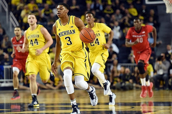 Max Bielfeldt (44), Kameron Chatman (3), and Aubrey Dawkins (24)