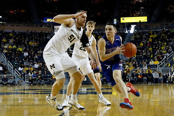 Austin Davis (51) and Cole Bajema (22)