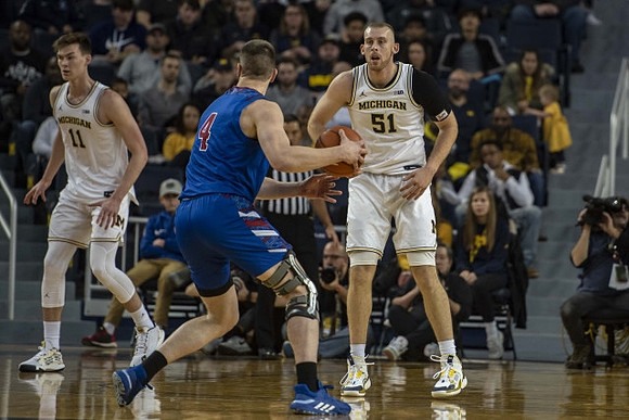 Colin Castleton (11) and Austin Davis (51)