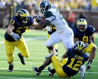 Ryan Van Bergen (53), J.T. Floyd (12), and Jonas Mouton (8)