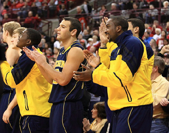 Matt Vogrich (13), Carlton Brundidge (2), Josh Bartelstein (20), and Corey Person (32)