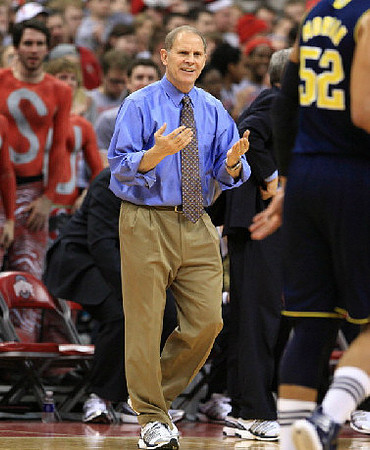 John Beilein and Jordan Morgan (52)