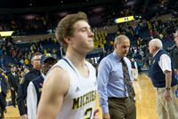Spike Albrecht (2) and John Beilein