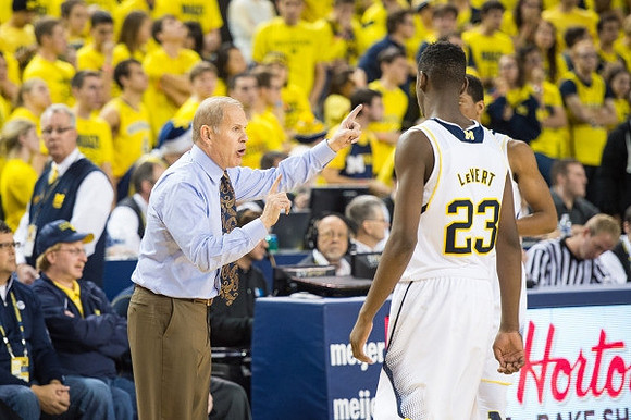 John Beilein and Caris LeVert (23)