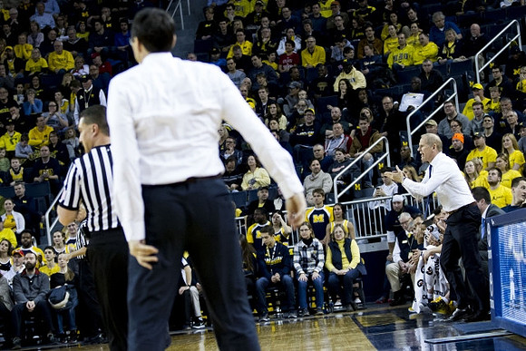 Nebraska Head Coach Tim Miles and John Beilein