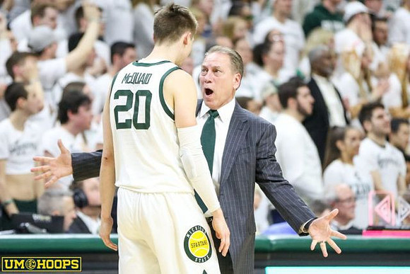 Michigan State Head Coach Tom Izzo