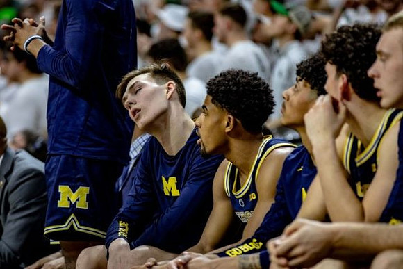 Colin Castleton (11), David DeJulius (0), Eli Brooks (55), Brandon Johns Jr. (23), and Austin Davis (51)