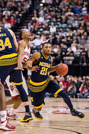 Mark Donnal (34) and Zak Irvin (21)