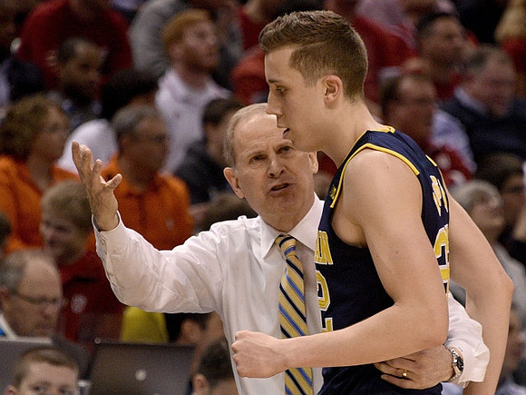 John Beilein and Duncan Robinson (22)