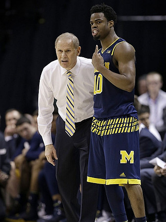 John Beilein and Derrick Walton Jr. (10)