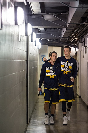 Andrew Dakich (11) and Duncan Robinson (22)