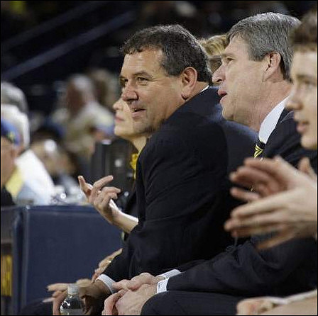 Brady Hoke and David Brandon