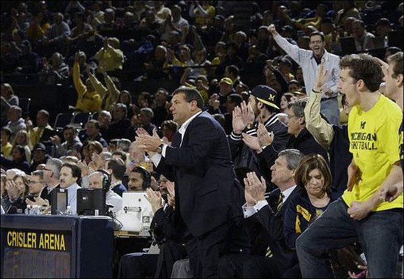 Brady Hoke and David Brandon