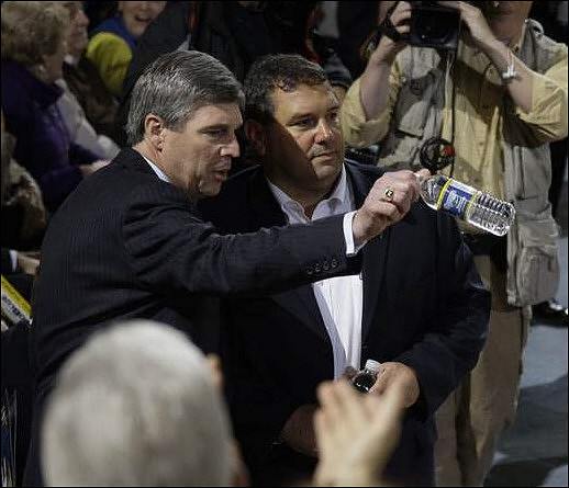 David Brandon and Brady Hoke