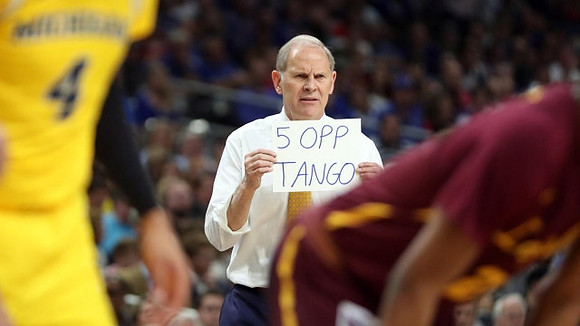 John Beilein and Isaiah Livers (4)