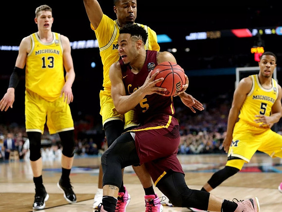 Moritz Wagner (13), Muhammad-Ali Abdur-Rahkman (12), and Jaaron Simmons (5)