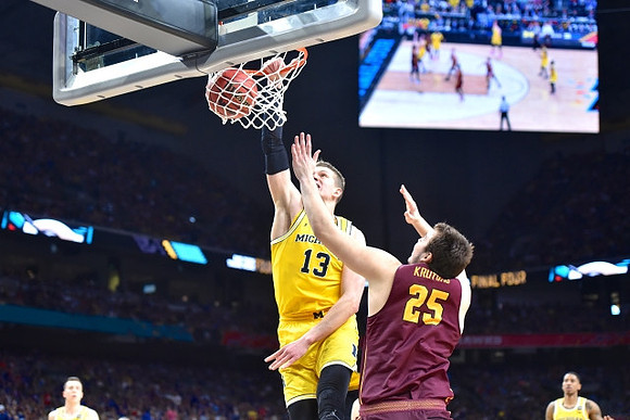 Moritz Wagner (13), Duncan Robinson (22), and Charles Matthews (1)