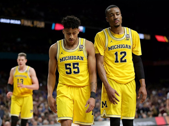 Moritz Wagner (13), Eli Brooks (55), and Muhammad-Ali Abdur-Rahkman (12)
