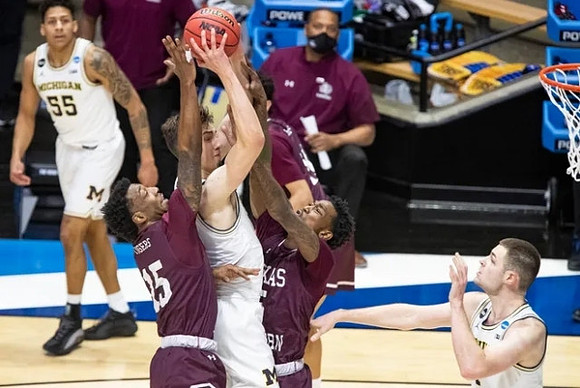 Eli Brooks (55), Franz Wagner (21), and Hunter Dickinson (1)