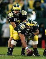 Chad Henne (7) and David Baas (75)
