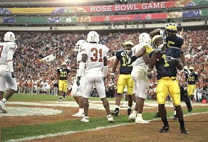 Braylon Edwards (1) Steve Breaston (15), Michael Hart (20), and Tim Massaquoi (88)