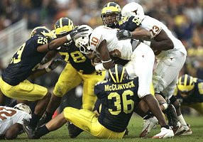 Scott McClintock (36), Leon Hall (29), Gabe Watson (78), and LaMarr Woodley (56)
