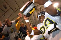Pierre Woods (99) and The Little Brown Jug