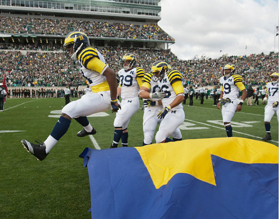 Junior Hemingway (21), Will Heininger (39), Zac Johnson (36), Kelvin Grady (19), and Jeremy Jackson (17)