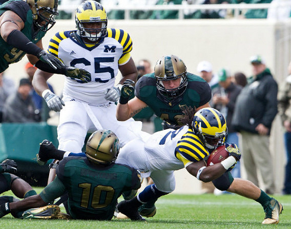 Vincent Smith (2) and Patrick Omameh (65)