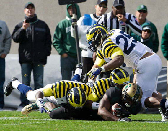 Blake Countess (18) and Kenny Demens (25)