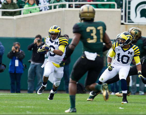 Martavious Odoms (9) and Jeremy Gallon (10)
