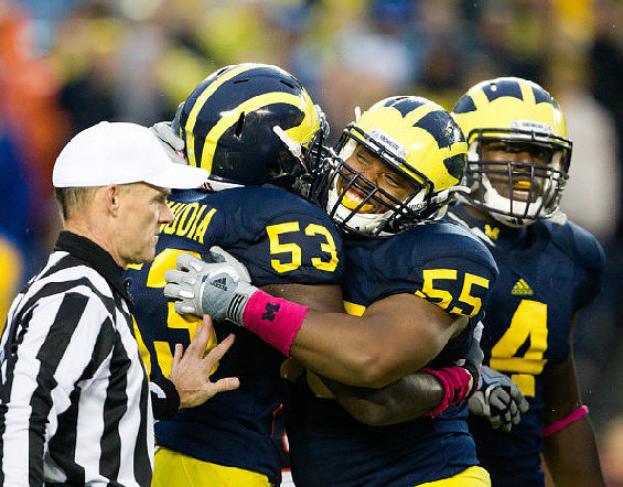 Mario Ojemudia (53), Jibreel Black (55), and Cameron Gordon (4)