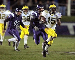 Steve Breaston (15), Lawrence Reid (41) and Jon Shaw (22)