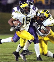 Steve Breaston (15) and Larry Harrison (96)