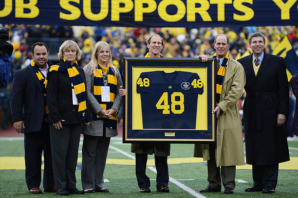 Gerald Ford Legend Jersey (48) and David Brandon