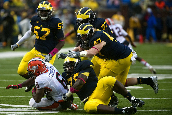 Frank Clark (57), Quinton Washington (76), Jake Ryan (47), and William Campbell (73)