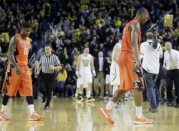 Ricky Doyle (32) and John Beilein