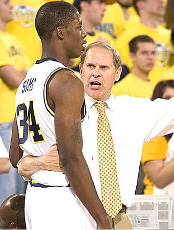 DeShawn Sims and John Beilein