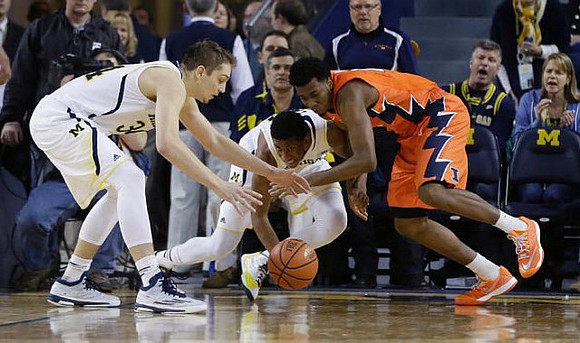 Mark Donnal (34) and Aubrey Dawkins (24)