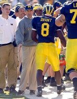 Lloyd Carr and Jason Avant