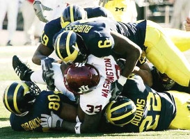 Alan Branch, Willis Barringer, Prescott Burgess, and Jamar Adams