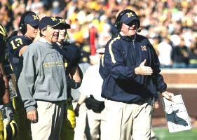 Jeff Kastl, Lloyd Carr, and Terry Malone
