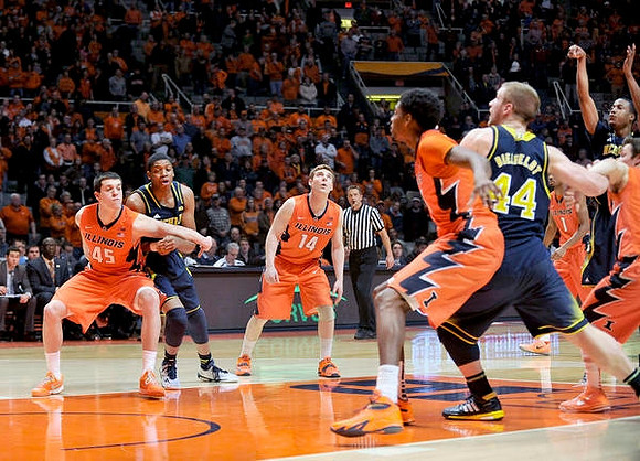 Kameron Chatman (3), Max Bielfeldt (44), and Muhammad-Ali Abdur-Rahkman (12)