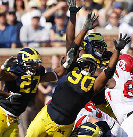 Brandon Harrison, Tim Jamison, and Terrance Taylor