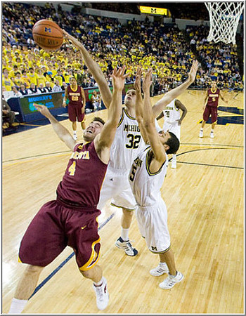 David Merritt (15), Zack Gibson (32), and Laval Lucas-Perry (31)