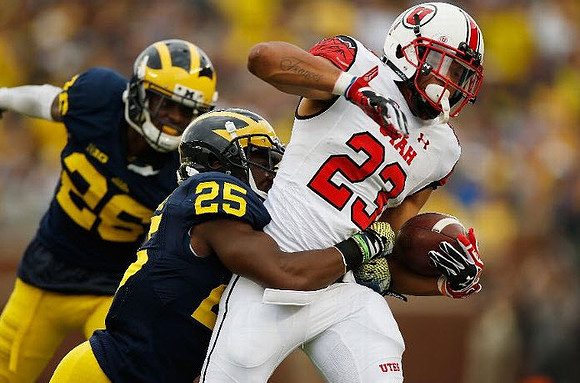 Jourdan Lewis (26) and Dymonte Thomas (25)