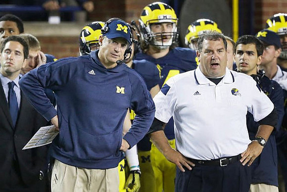 Doug Nussmeier and Brady Hoke