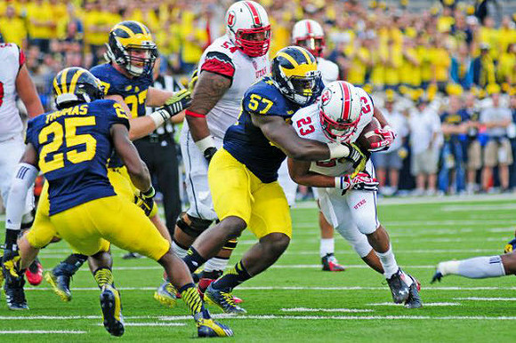 Dymonte Thomas (25), Brennen Beyer (97), and Frank Clark (57)